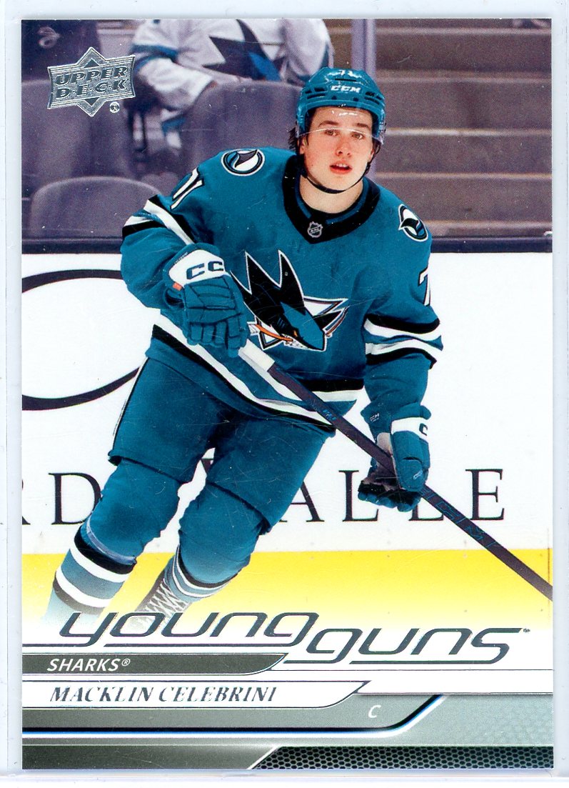 Macklin Celebrini 2024-25 Upper Deck Series 2 Young Guns #451 RC