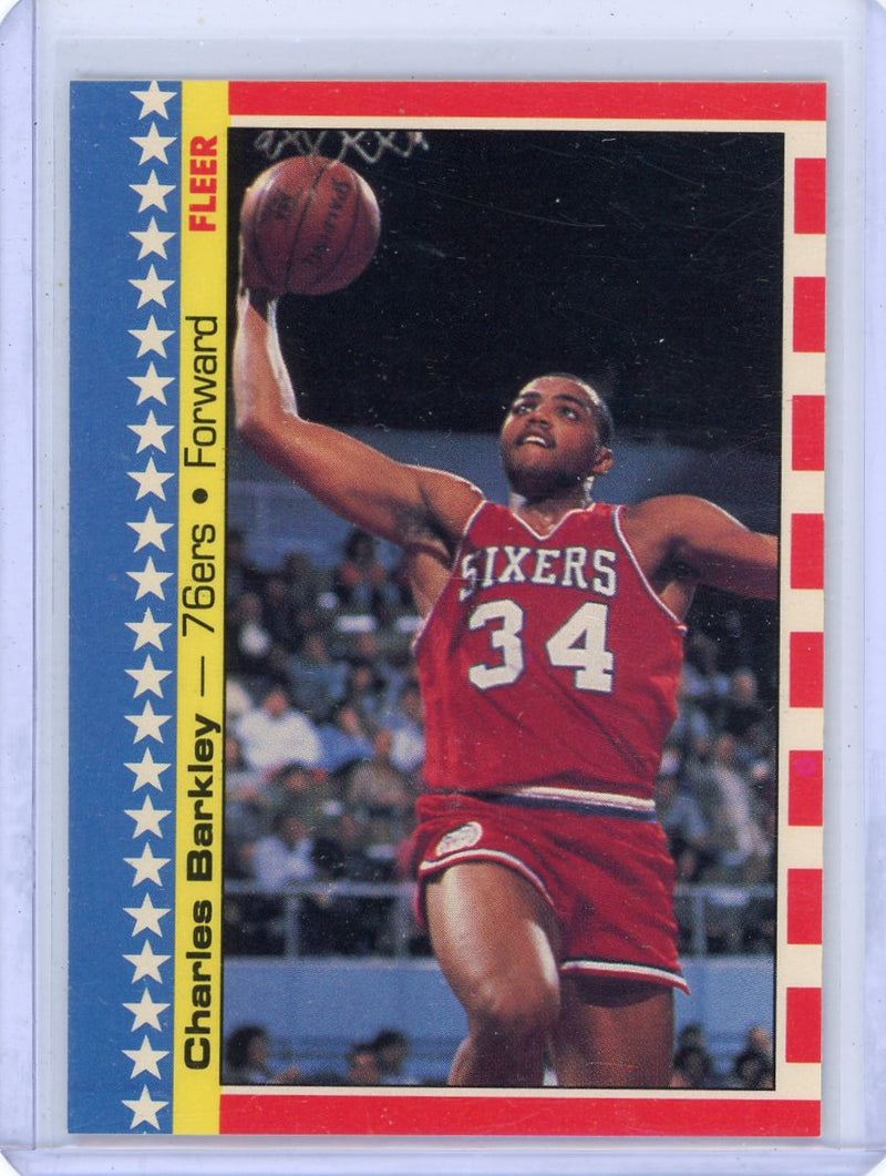Charles Barkley 1987 Fleer All-star Sticker 