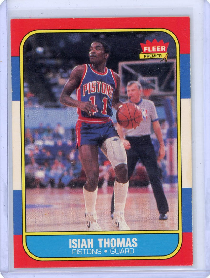 Isiah Thomas 1986 Fleer 