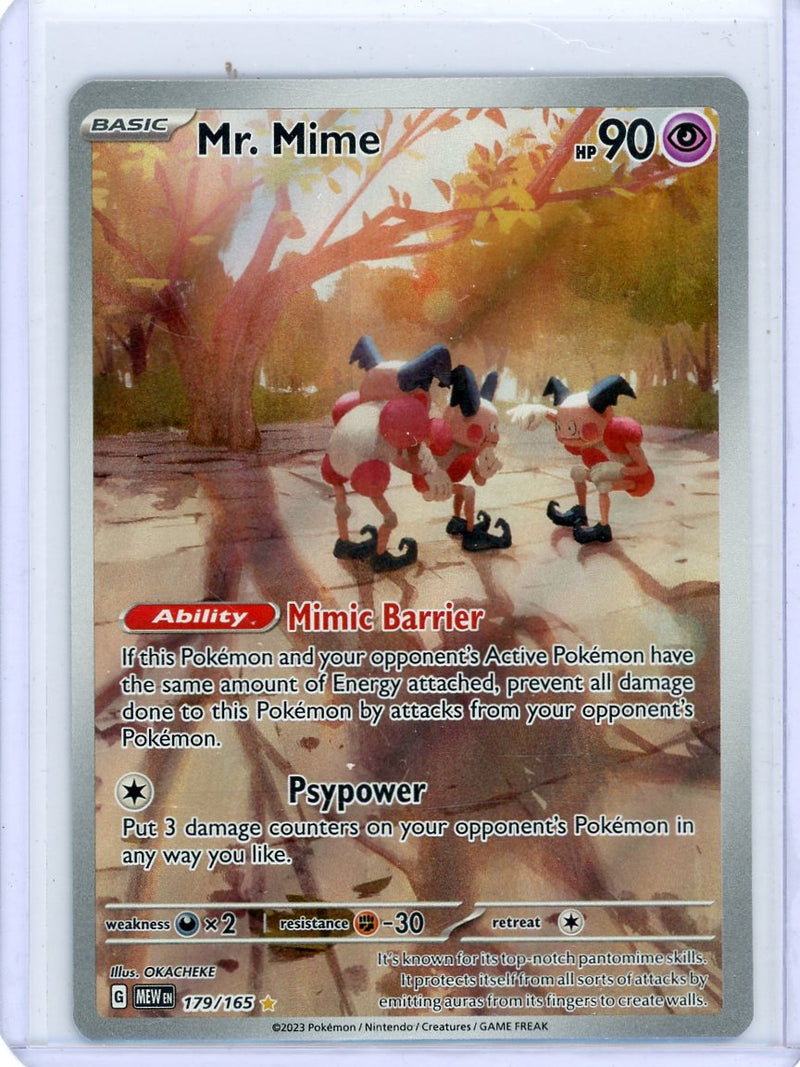 Mr. Mime Pokémon 151 Illustration Rare 