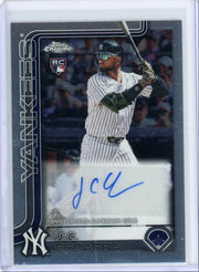 JC Escarra 2025 Topps Chrome Update autograph rookie card