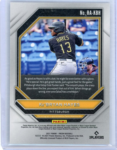 Ke'Bryan Hayes 2021 Panini Prizm rookie autographs