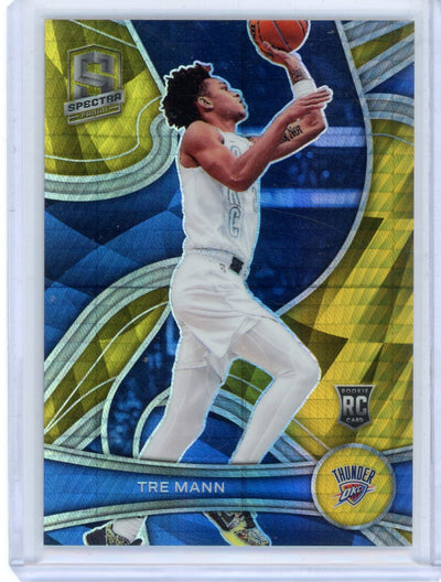 Tre Mann 2021-22 Panini Spectra gold prizm rookie card #'d 03/10