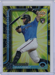 Agustin Ramirez 2025 Topps Chrome Update Radiating Rookies SP rookie card