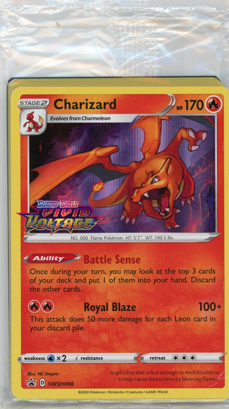 Charizard Promo Deck 2020 Pokemon Vivid Voltage sealed