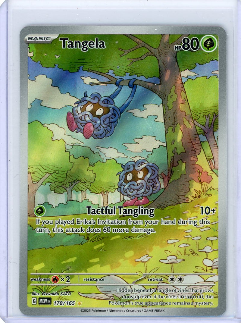 Tangela Pokémon 151 Illustration Rare 