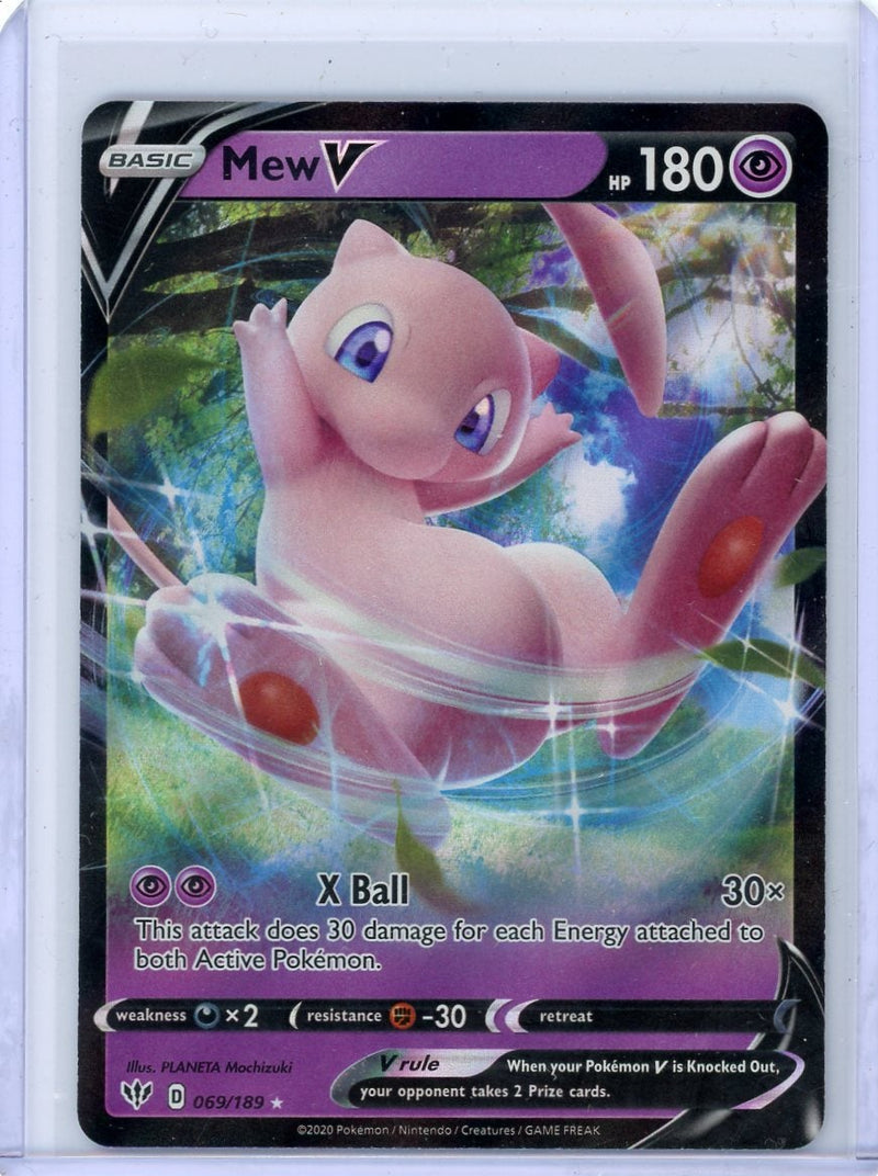 Mew V Pokémon Darkness Ablaze Ultra Rare 