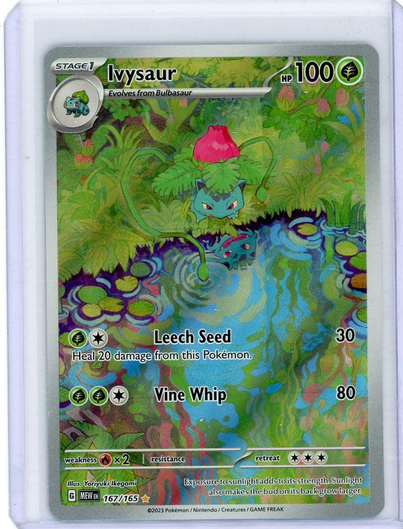 Ivysaur Pokémon 151 Illustration Rare 