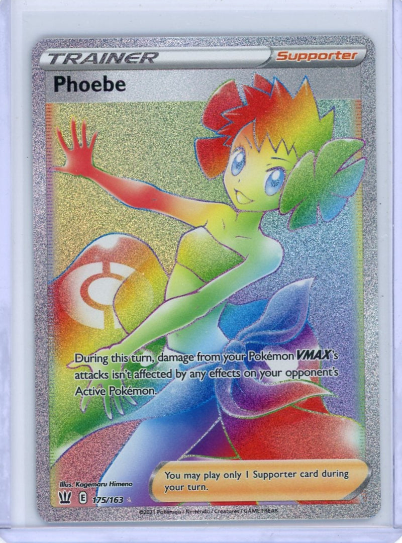 Phoebe Pokémon Battle Styles Secret Rare 