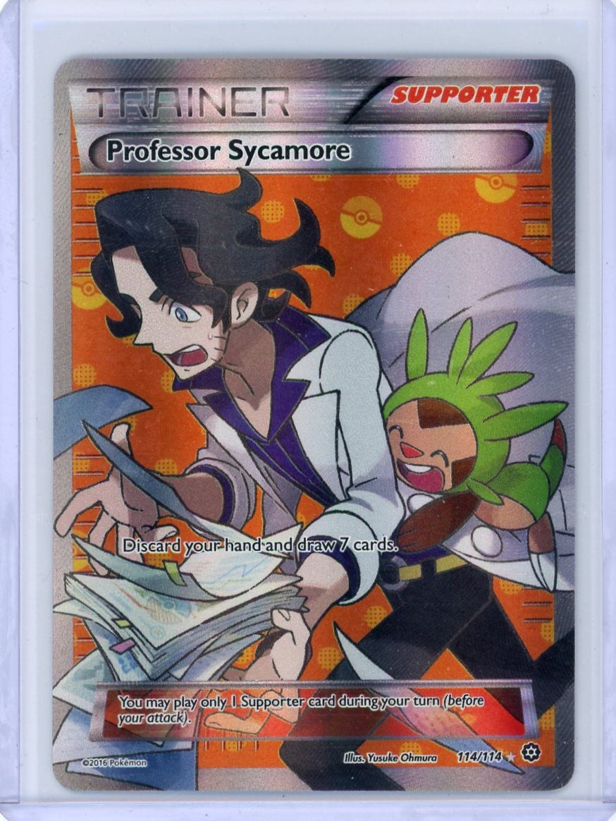 Professor Sycamore Pokémon Steam Siege Ultra Rare #114/114