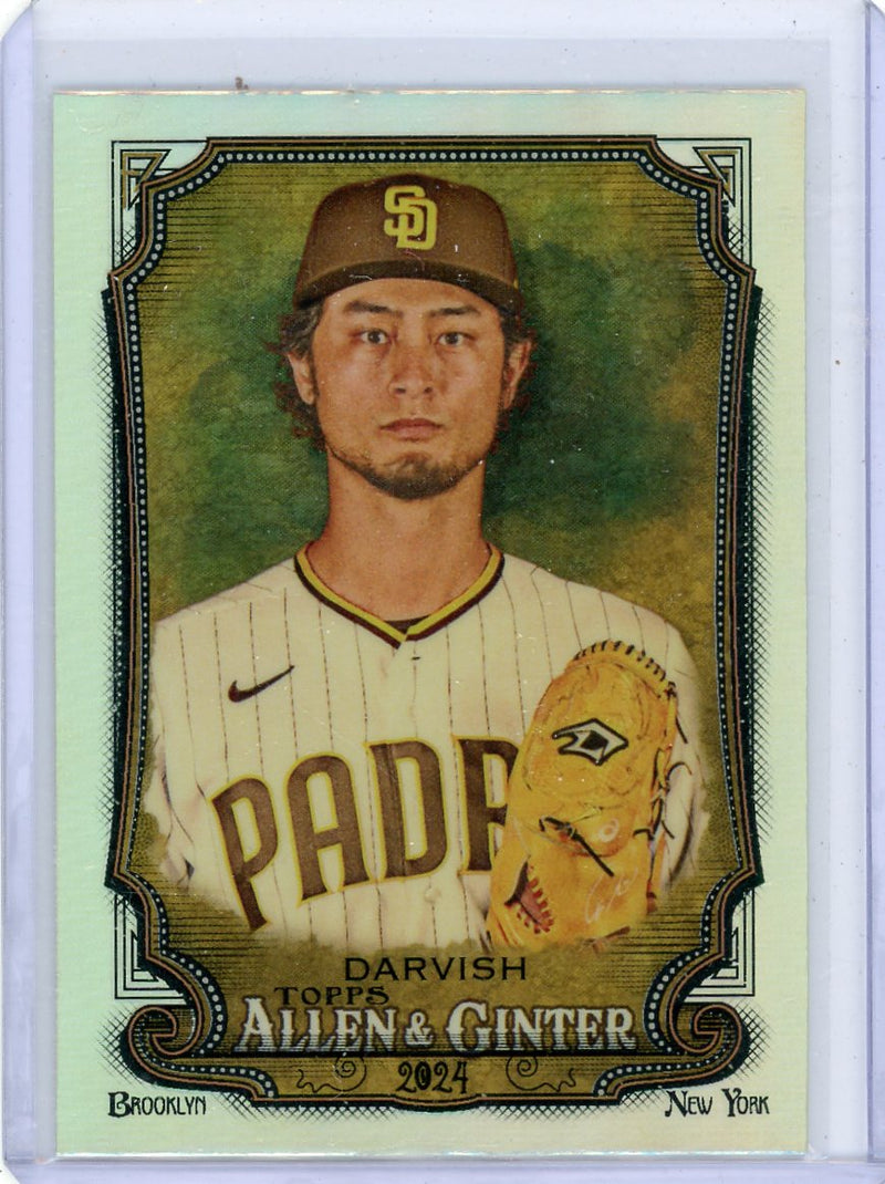 Yu Darvis 2024 Topps Allen & Ginter Chrome Refractor SP