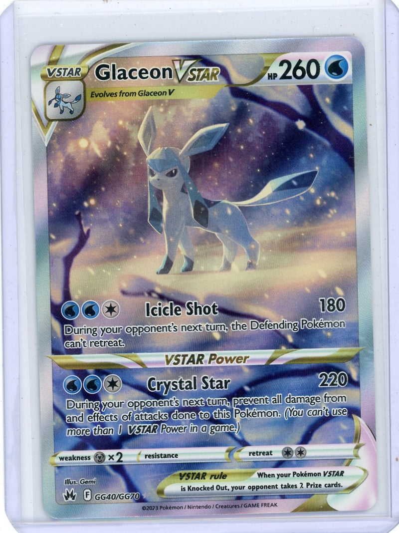 Glaceon Vstar Pokémon Crown Zenith Galarian Gallery 