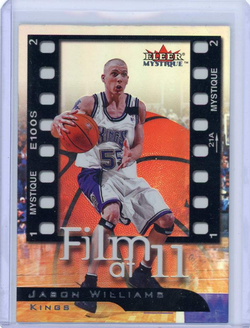 Jason Williams 2000 Fleer Mystique Film at 11 holo 