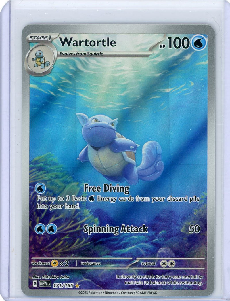 Wartortle Pokémon 151 Illustration Rare 