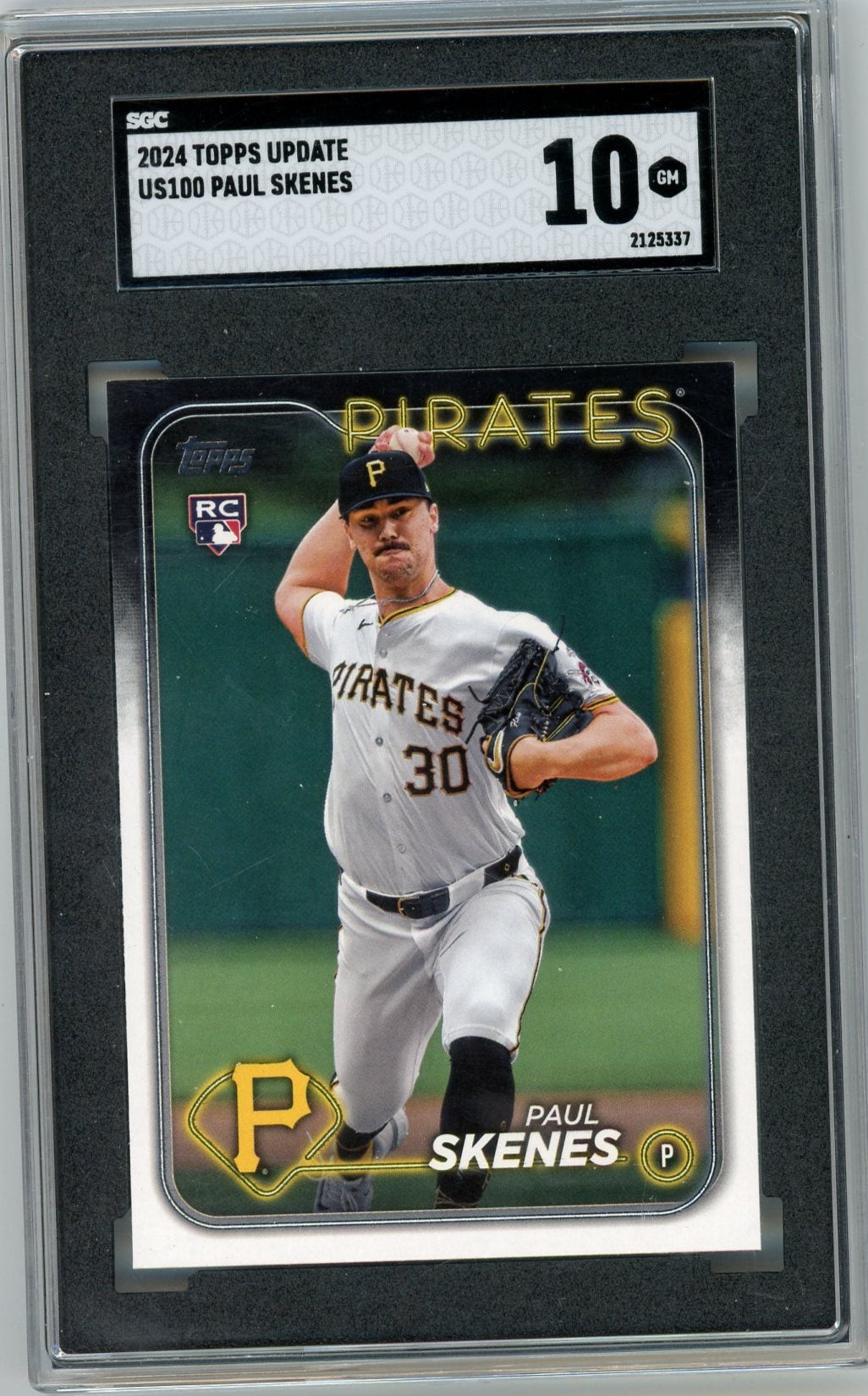 Paul Skenes 2024 Topps Update Rookie Card #US100 SGC 10
