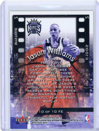 Jason Williams 2000 Fleer Mystique Film at 11 holo #5