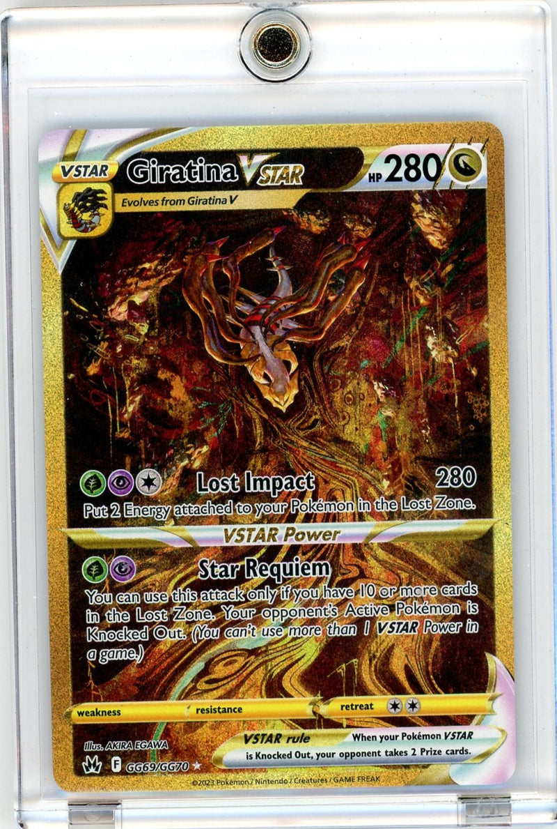 Giratina Vstar Pokémon Crown Zenith Gold Galarian Gallery 