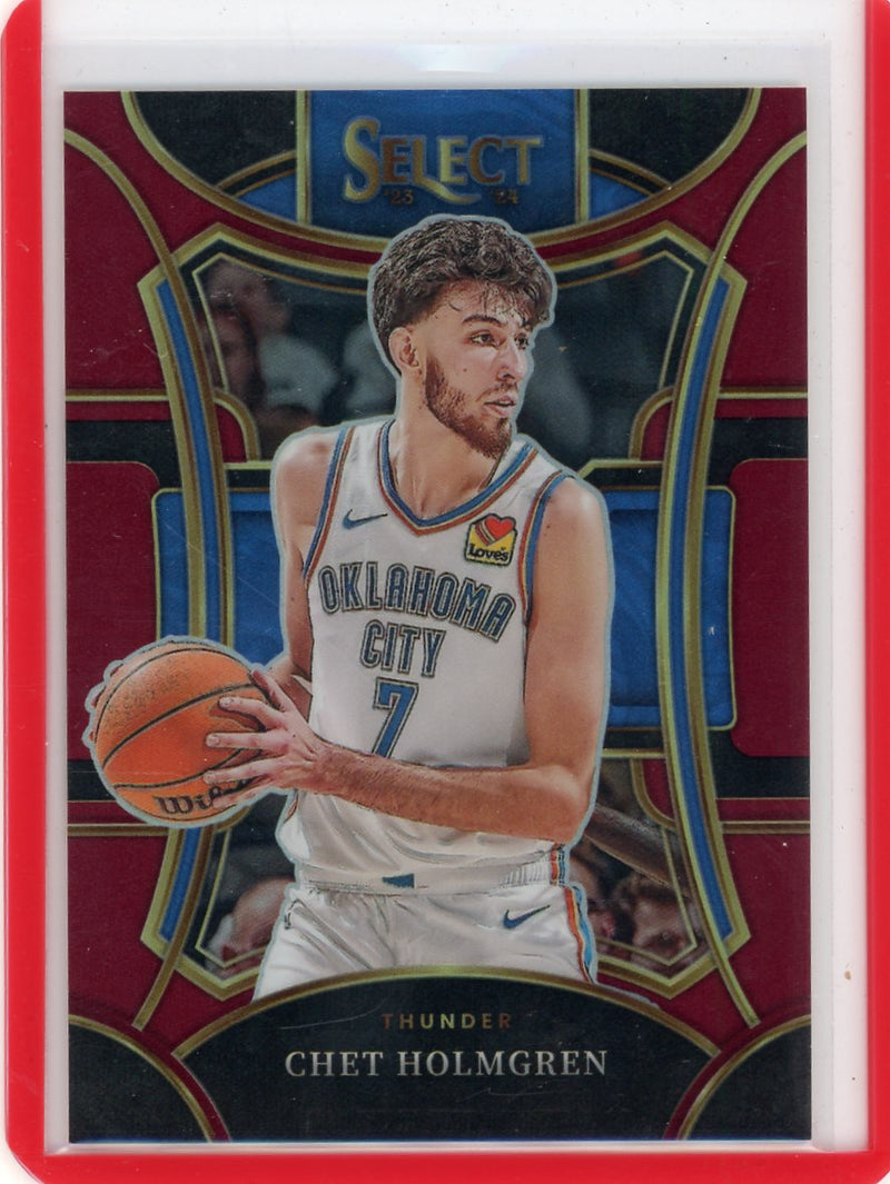 Chet Holmgren 2023-24 Panini Select Mezzanine Level Red Prizm 