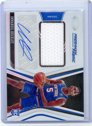 Immanuel Quickley 2020-21 Panini Certified Freshman Fabrics RPA