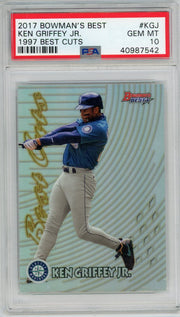 Ken Griffey Jr. 2017 Bowman's Best 1997 Best Cuts PSA 10