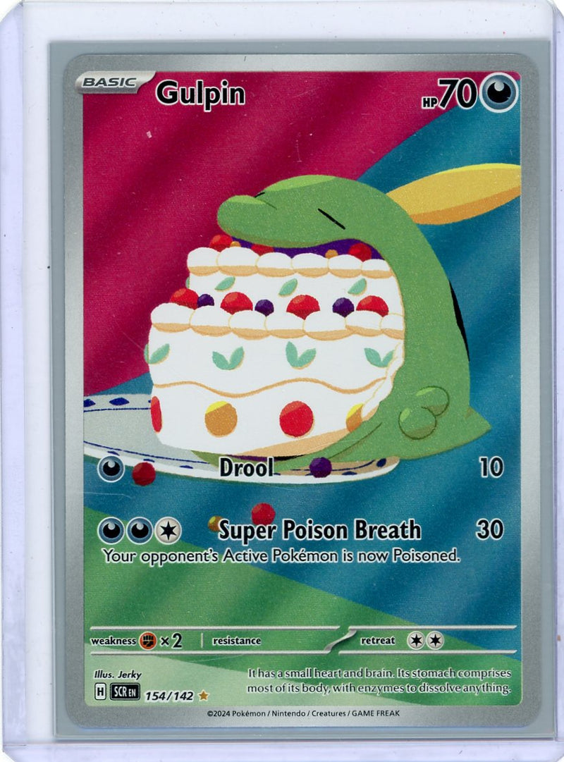 Gulpin Pokémon Stellar Crown Illustration Rare 