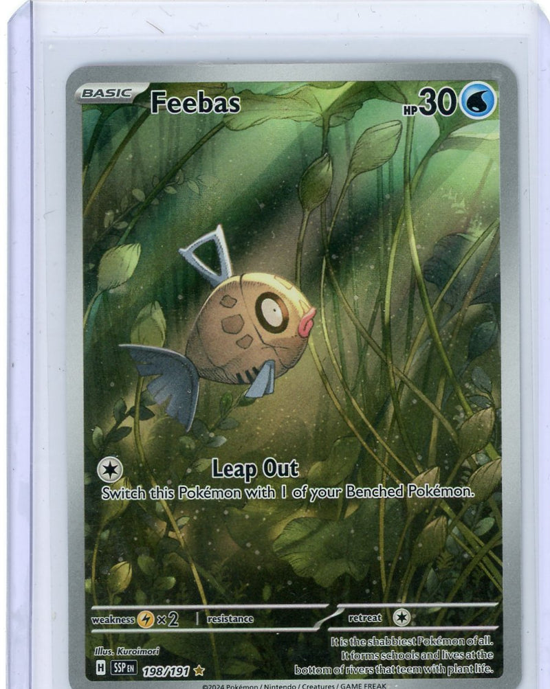 Feebas Pokémon Surging Sparks Illustration Rare 