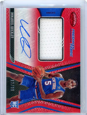 Immanuel Quickley 2020-21 Panini Certified Freshman Fabrics RPA #'d 12/99