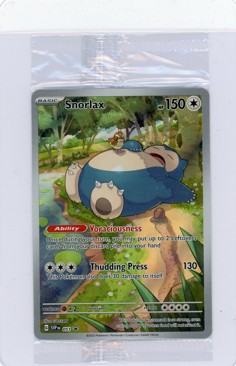 Snorlax Pokémon 151 Black Star Promo 