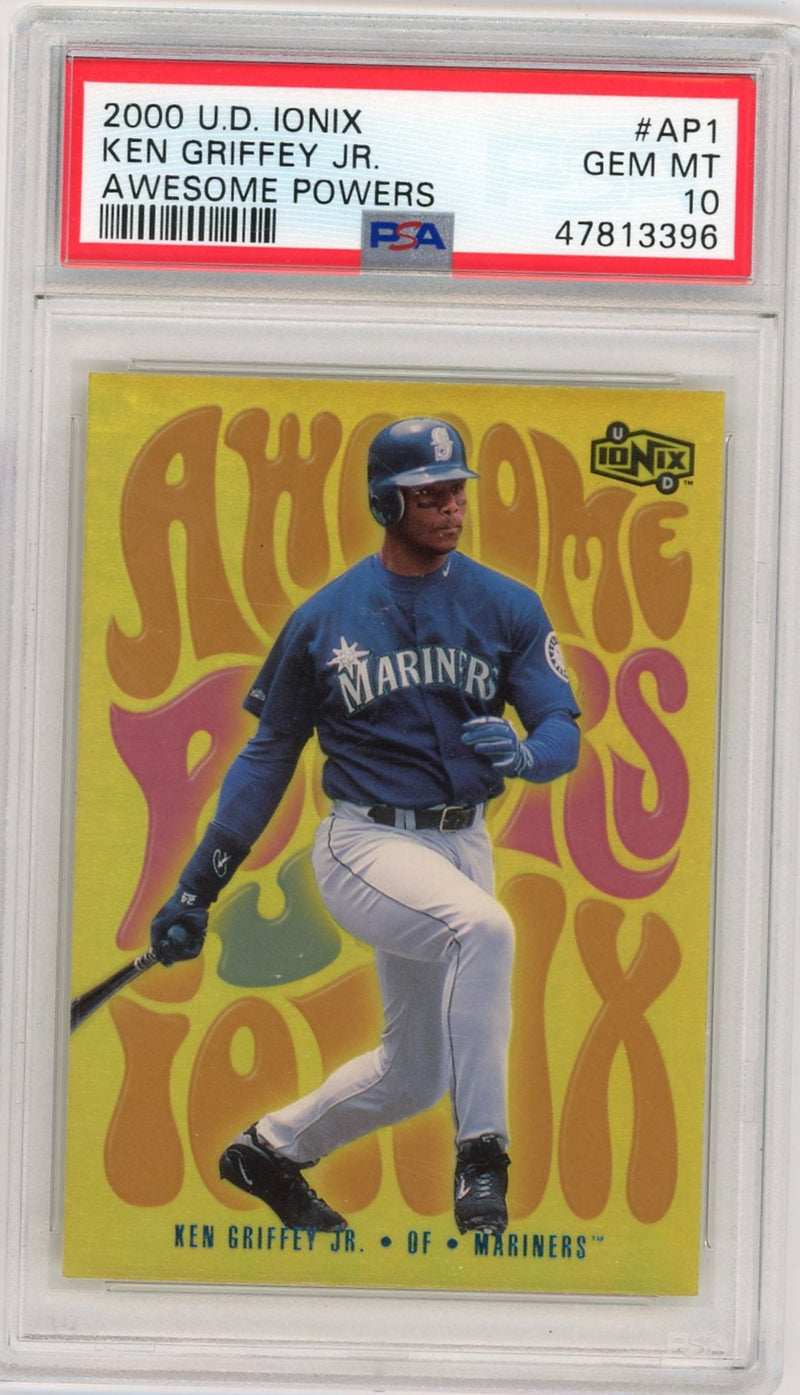 Ken Griffey Jr. 2000 Upper Deck Ionix Awesome Powers PSA 10