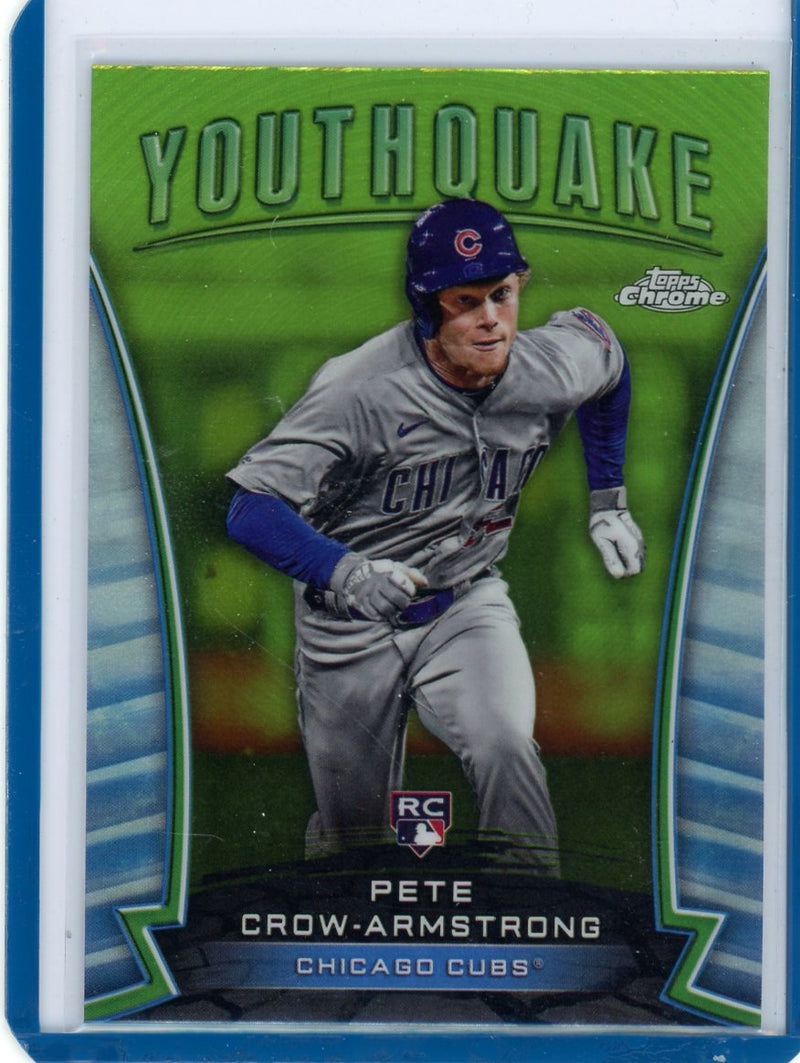 Pete Crow-Armstrong 2024 Topps Chrome Youthquake rookie card