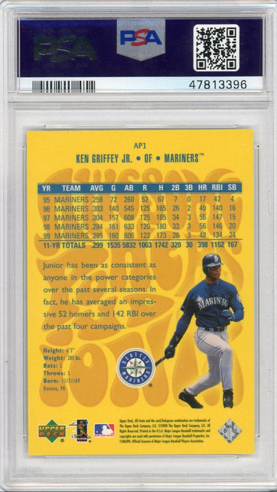 Ken Griffey Jr. 2000 Upper Deck Ionix Awesome Powers PSA 10