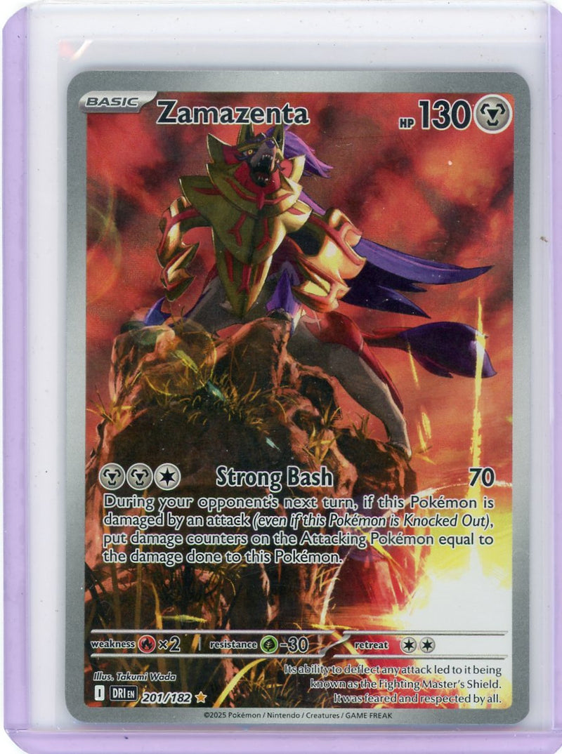 Zamazenta Pokémon Destined Rivals Illustration Rare 