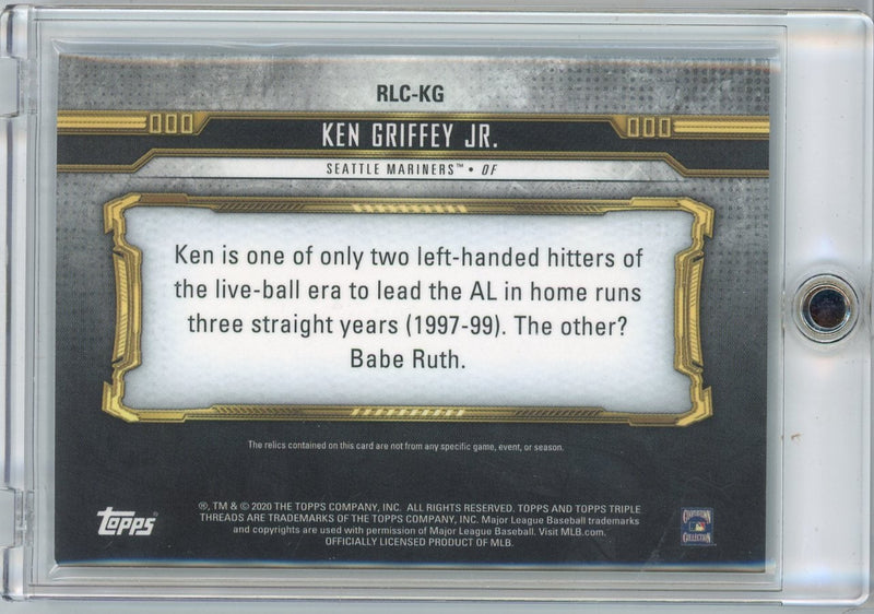 Ken Griffey Jr. 2020 Topps Triple Threads Legend Patch 