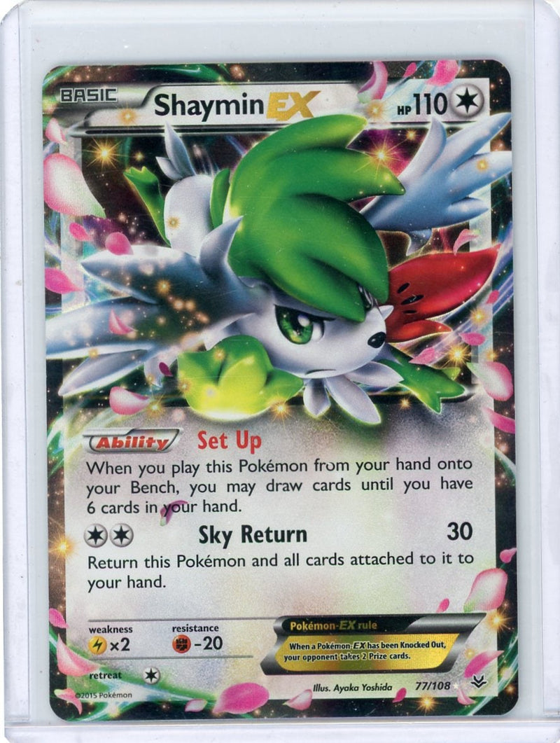 Shaymin EX Pokémon Roaring Skies Ultra-Rare 