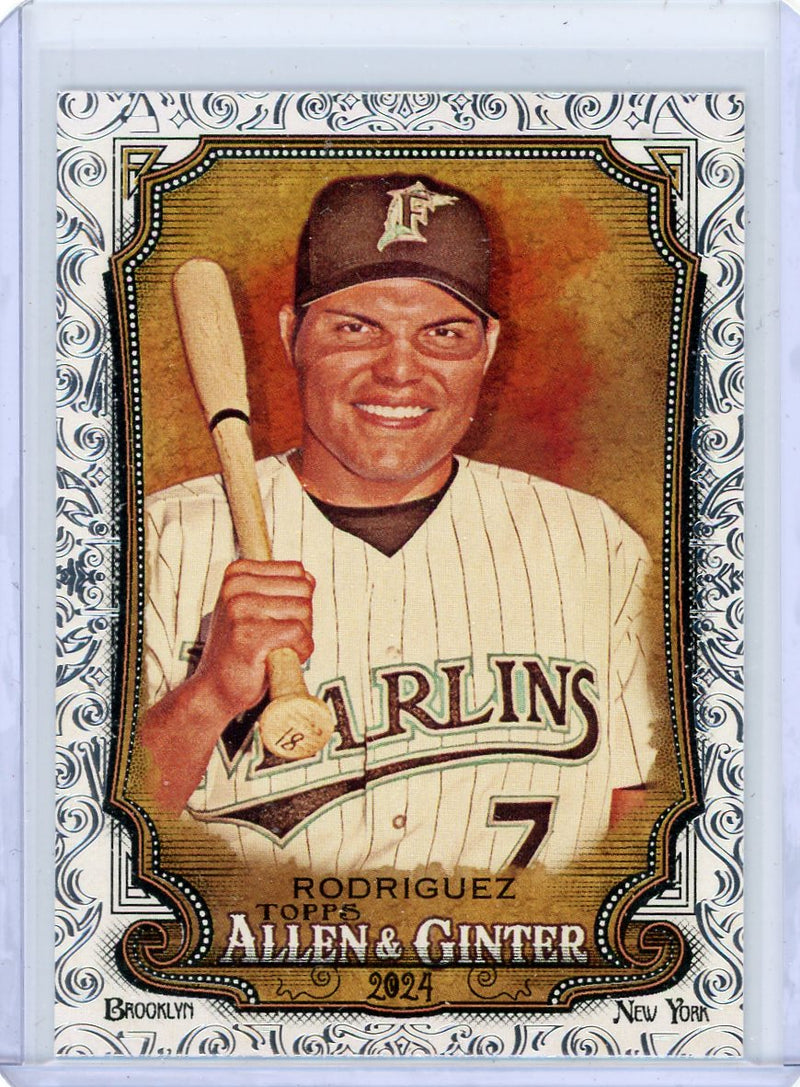 Ivan Rodriguez 2024 Topps Allen & Ginter Foil Filagree