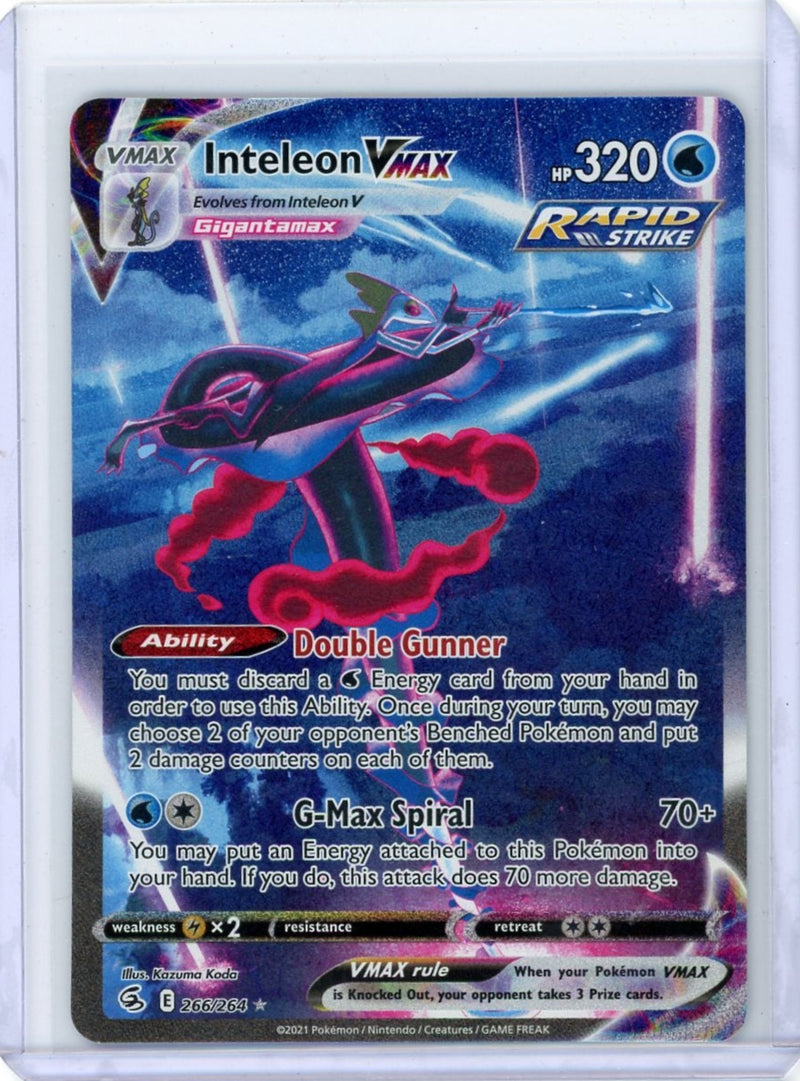 Inteleon Vmax Pokémon Fusion Strike Alternate Full-Art 
