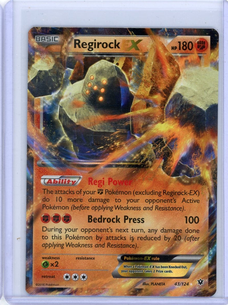 Regirock EX Pokémon Fates Collide Ultra-Rare 