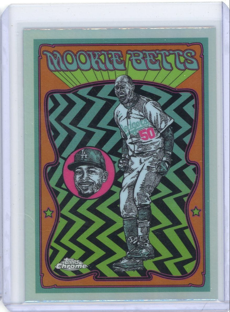 Mookie Betts 2025 Topps Chrome Ultraviolet All-Stars SSP