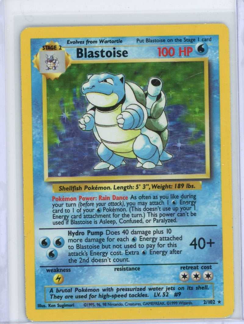 Blastoise Pokémon Base Set Holo 