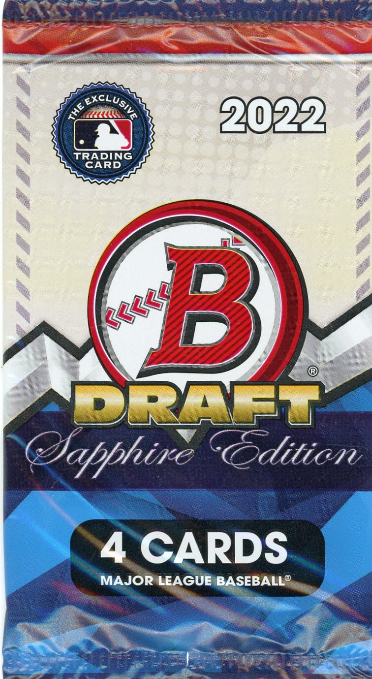 2022 Bowman Draft Sapphire 4-card pack