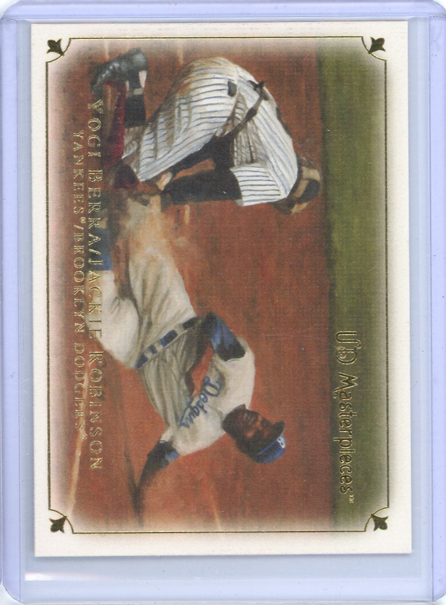 Yogi Berra Jackie Robinson 2007 Upper Deck Masterpieces