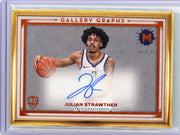 Julian Strawther 2023-24 Topps Motif Gallery Graphs autograph rookie card #'d 05/25