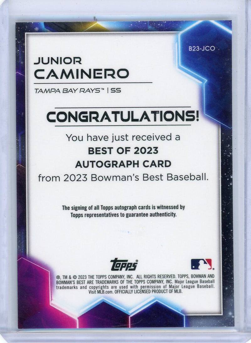 Junior Caminero 2023 Bowman&