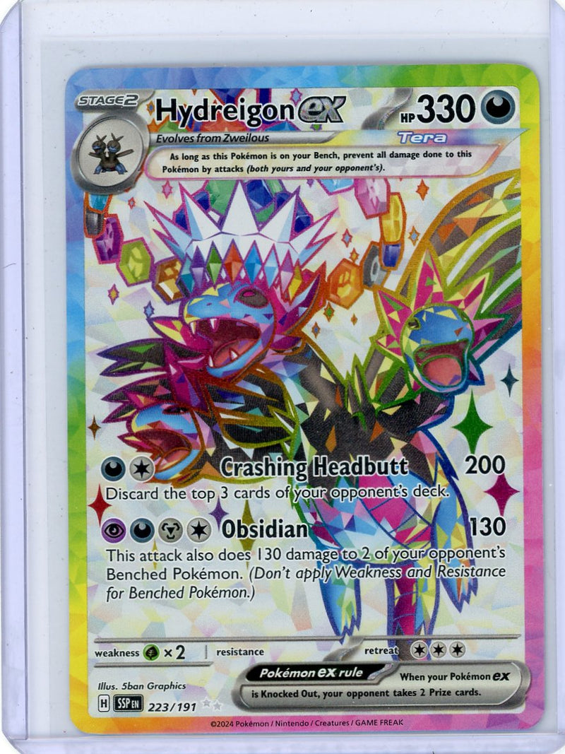 Hydreigon Ex Pokémon Surging Sparks Tera Full Art 