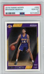 Brandon Ingram 2016 Panini Hoops Rookie Card PSA 10