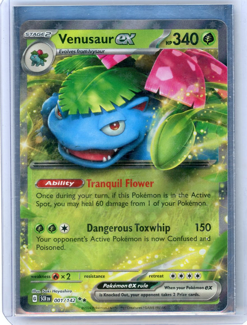 Venusaur EX 2024 Pokemon rare holo 001/142