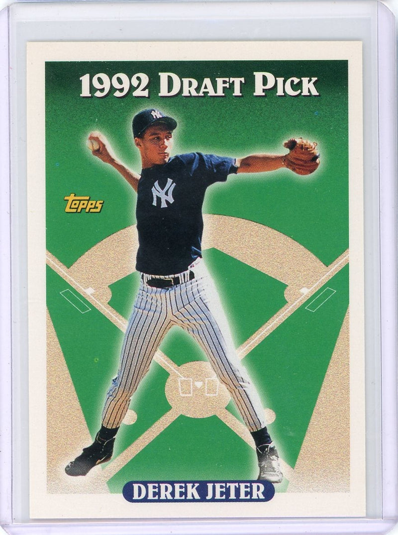 Derek Jeter 1993 Topps Draft Pick rookie card