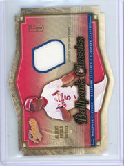 Albert Pujols 2004 Fleer Authentic Ballpark Classics die-cut game-used jersey relic