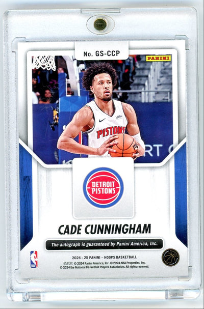 Cade Cunningham 2024 Panini NBA Hoops Great Significance Autograph #GS-CCP