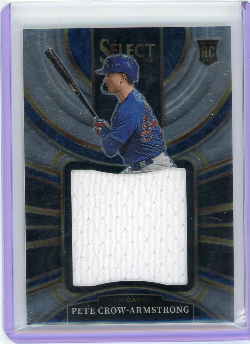 Pete Crow-Armstrong 2023 Panini Select Rookie Patch
